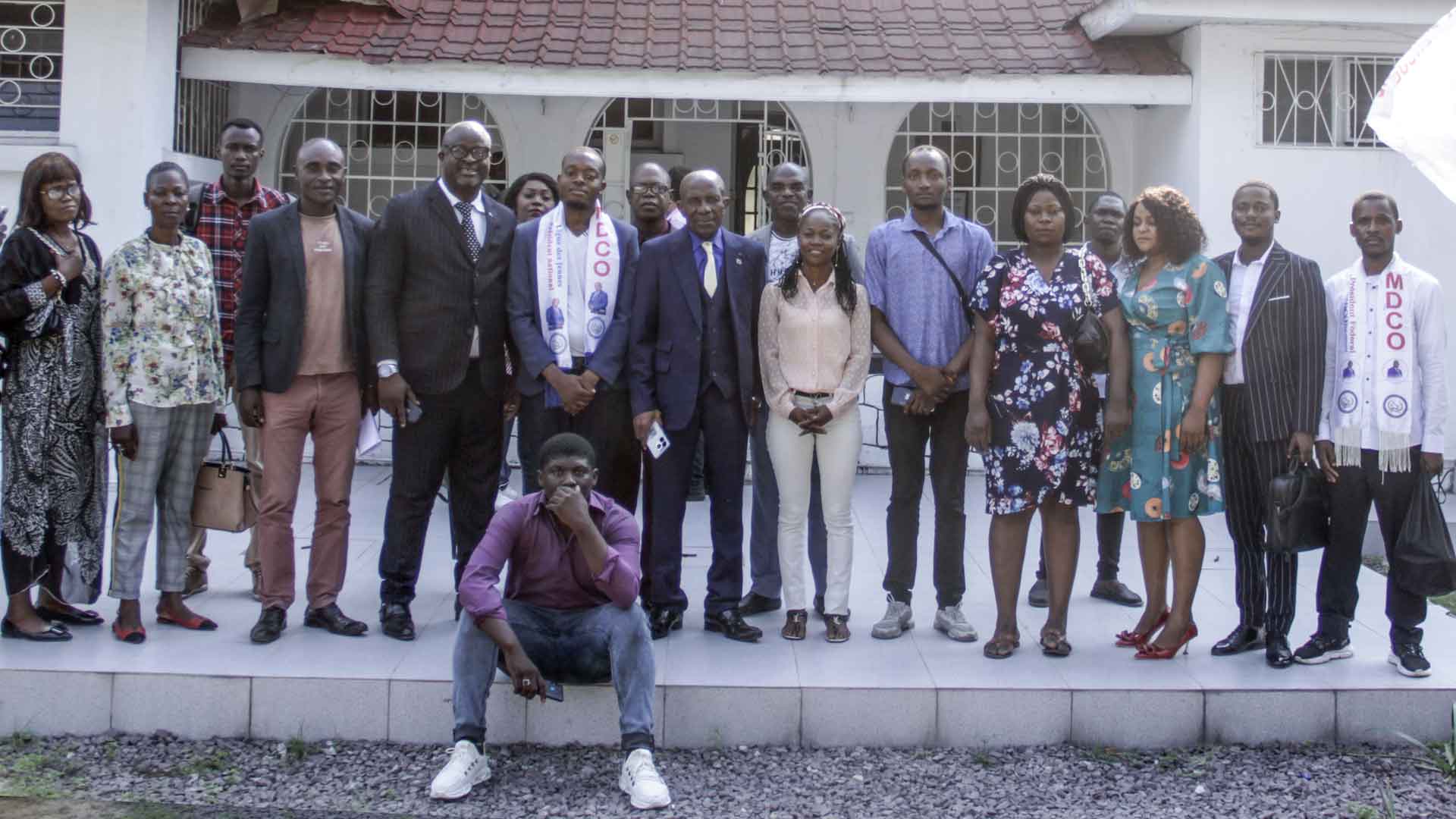 Monsieur VANGU TSHIOBO Chadrack, Président de la Ligue des Jeunes à MBUDI toujours leader.