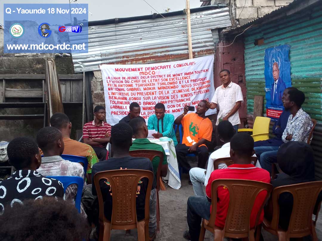 Compte rendu de la réunion tenue à Limete, Quartier Yaoundé