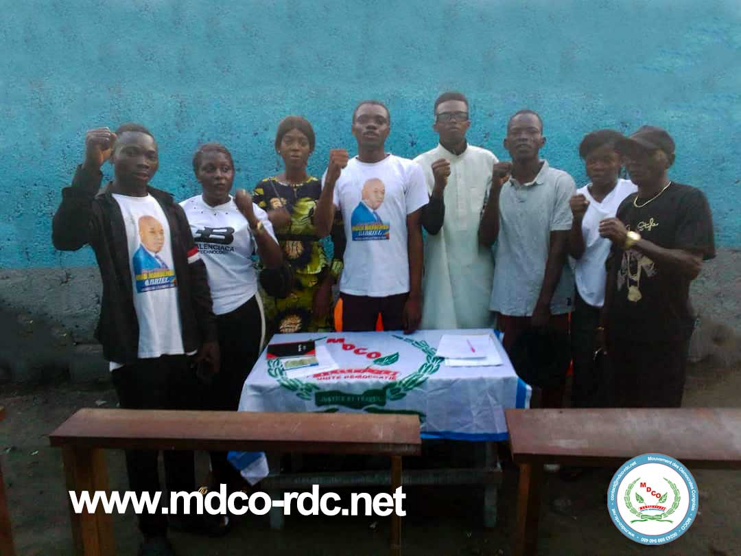 Le MDCO renforce la mobilisation de sa Ligue des Jeunes à Kinshasa
