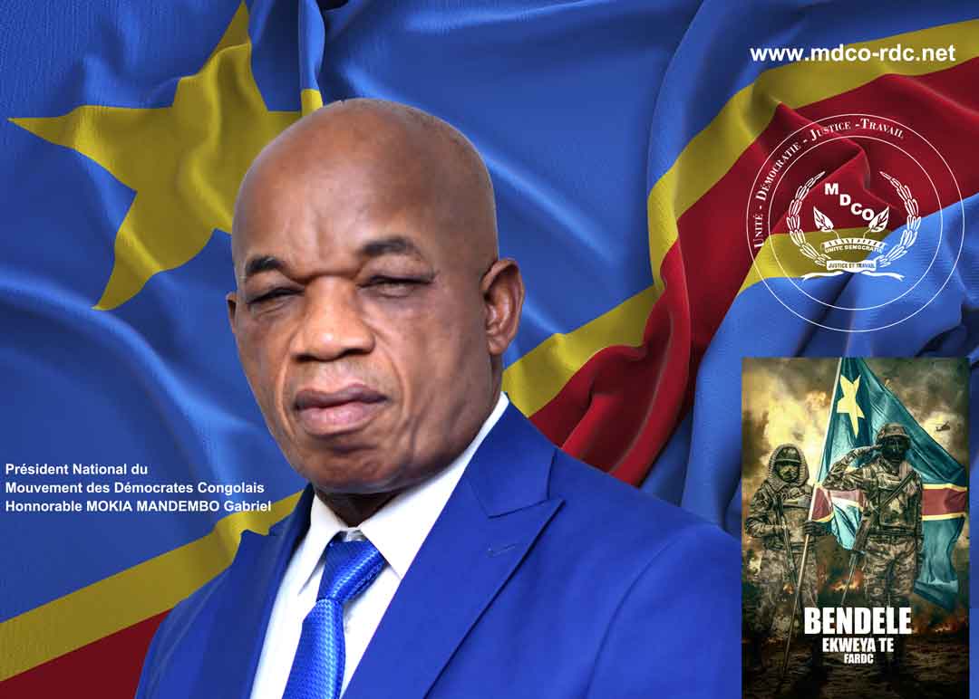 MESSAGE DE VŒUX DU PRÉSIDENT GABRIEL MOKIA ET DU M.D.C.O À L’OCCASION DU 65ÈME ANNIVERSAIRE DE L’INDÉPENDANCE DE LA RDC