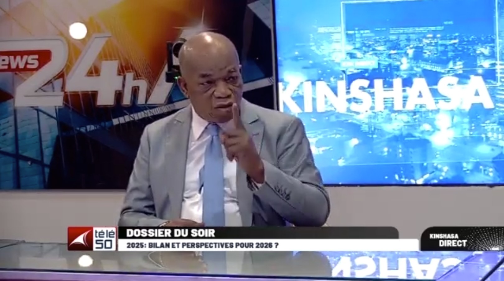 Bilan 2025 et Perspectives 2026 : Le regard sans concession de Gabriel Mokia sur Télé 50