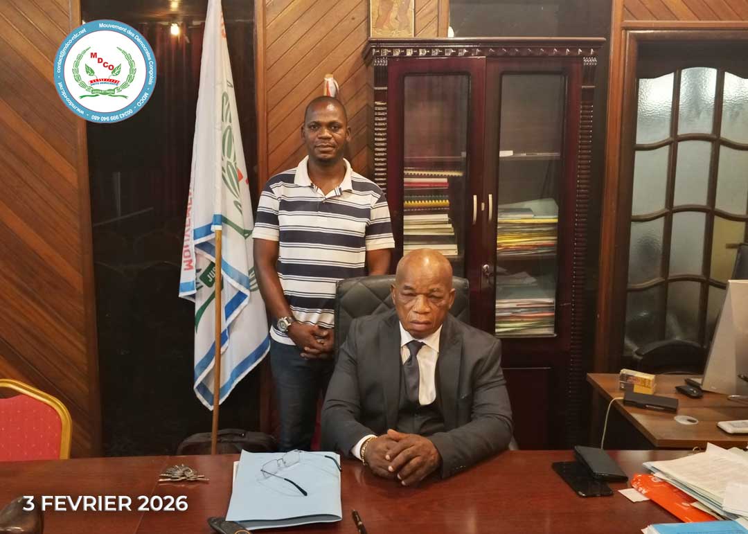 DYNAMISATION DU MDCO AU SANKURU : L'INTERFÉDÉRAL REÇU EN AUDIENCE PAR LE PRÉSIDENT NATIONAL